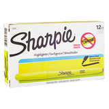 Sharpie Bright Yellow Highlighter Pens - Bulk Pack of 12