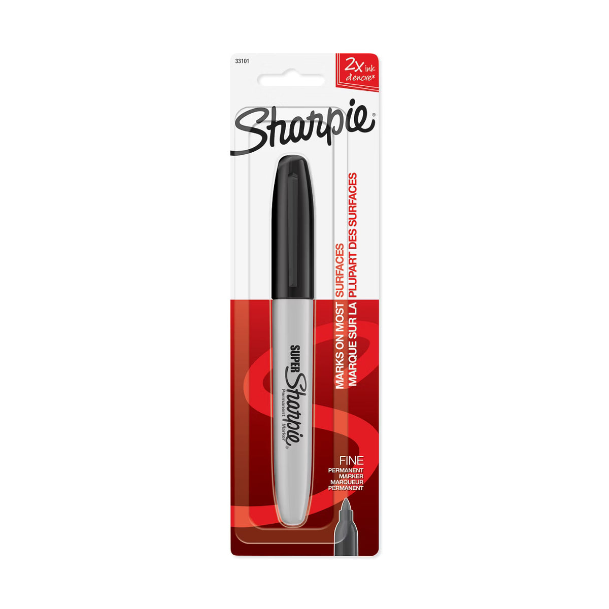Sharpie SH Super Fine Point Black Marker - Single