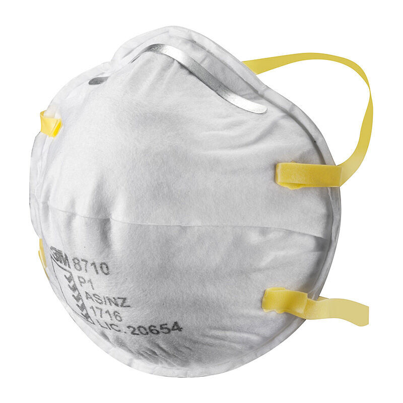 3M 8710 P1 Particulate Respirator - Dust Mask (Carton of 20) 3M