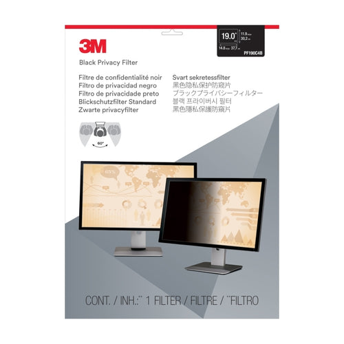 3M 19-inch Monitor Privacy Filter - Anti-Spy Screen Protector 3M
