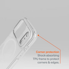 Cygnett AeroMag Apple iPhone 17 Pro (6.3") Magnetic Clear Case - (CY5554CPAEG), TPU Frame, Anti-Yellowing, UV Resistance, 2 Years Warranty 