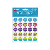 Avery AV Merit Stickers - 12-Pack Reward & Achievement for Kids