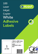 Avery Celcast 1UP Printable Self-Adhesive Labels - 100 Sheets 