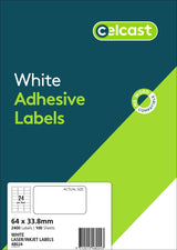 Avery 24UP Celcast Labels - 100 Sheet Pack 