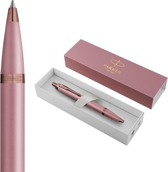Parker IM Mauve Ballpoint Pen: Professional & Smooth Writing 