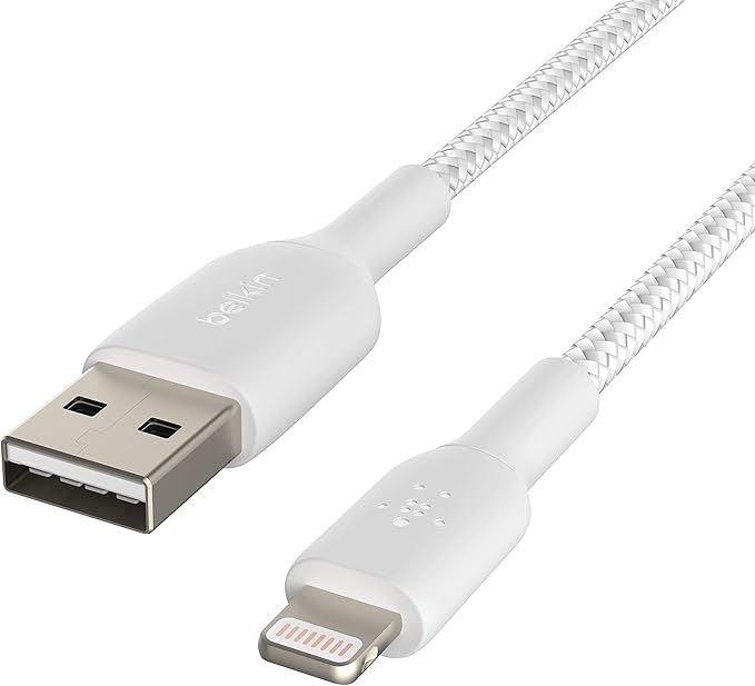 Braided Lightning to USB-A Cable (2m / 6.6ft) 