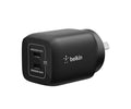 Belkin Dual USB-C 65W Gaming Charger for Nintendo Switch 2 - Black 