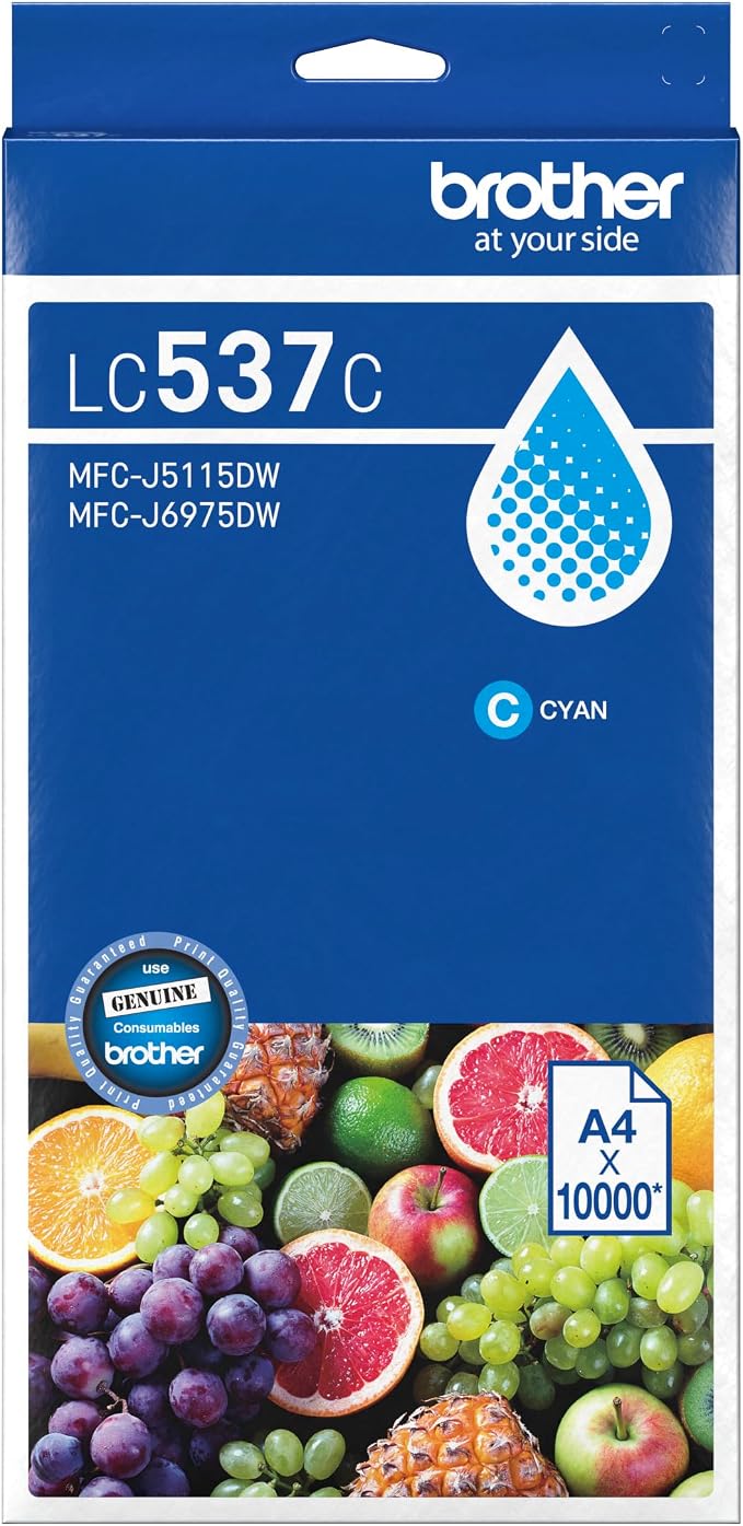 Brother Cyan Ink Cartridge for MFC-J6975DW - Up to 10,000 Pages 