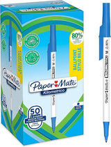 Paper Mate Kilometrico Blue Ballpoint Pens | Box of 50