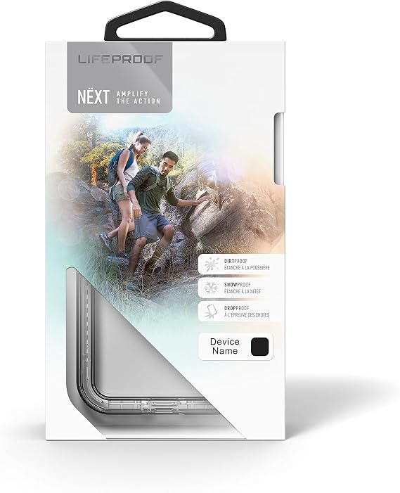 LifeProof 77-57190 NËXT LifeProof NËXT Series Case for iPhone 7/8 - Black Crystal, Black Crystal 