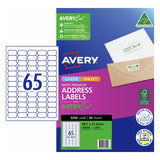 Avery Inkjet Labels L7651 - 65 Per Sheet (50 Pack)