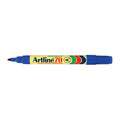 Artline 70 Permanent Marker, 1.5mm Fine Point, Blue - Box of 12 Artline