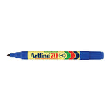 Artline 70 Permanent Marker, 1.5mm Fine Point, Blue - Box of 12