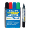 Artline 370 Flipchart Markers - Assorted 2mm Bullet Tip Artline