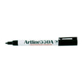 Artline 550A Black Whiteboard Markers - 1.2mm Bullet Tip (Box of 12) Artline