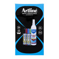 Artline Whiteboard Starter Kit | Markers, Eraser & Magnetic Buttons Artline
