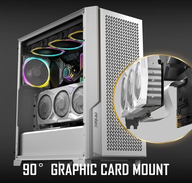 Antec PCI-E 4.0 Riser Cable x16 High-Speed 90-Degree Flexible Extender