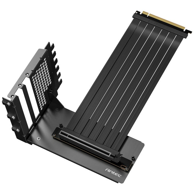 Antec PCIe 5.0 Riser Cable Vertical GPU Mount Kit - Black 200mm