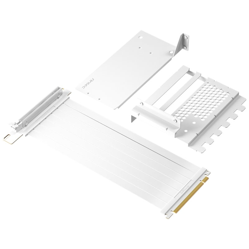 Antec PCIe 5.0 White Vertical GPU Riser Cable Kit 200mm