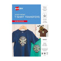 Avery Inspired A4 T-Shirt Transfer Paper for Dark Fabrics (5 Pack) Avery