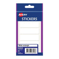 Avery White Rectangular Printable Labels 19x62mm - 10 Sheets 