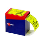 Avery Yellow 'Top Load' Labels - Safe Shipping & Handling Avery