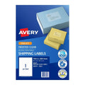 Avery Large Clear Frosted Inkjet Labels J8567 - Smudge-Free Avery