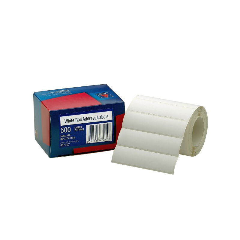 Avery Permanent Address Labels Roll - Handwrite & Print Avery