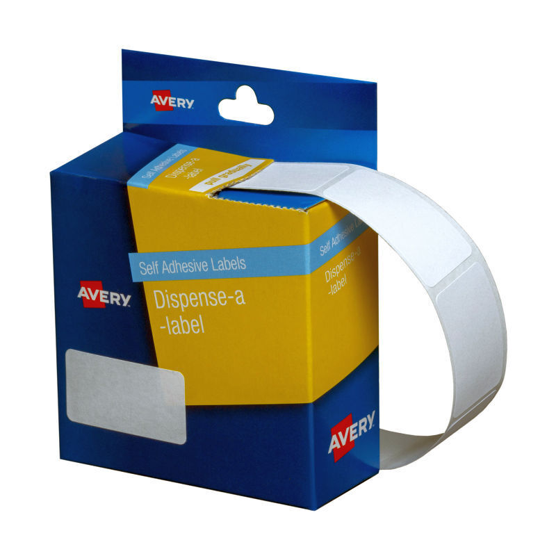 Avery White Compact Label Dispenser for Quick Labeling Avery