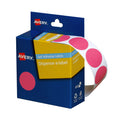 Avery Pink Dispenser Dots 24mm - 500 Labels for Quick Tasks Avery
