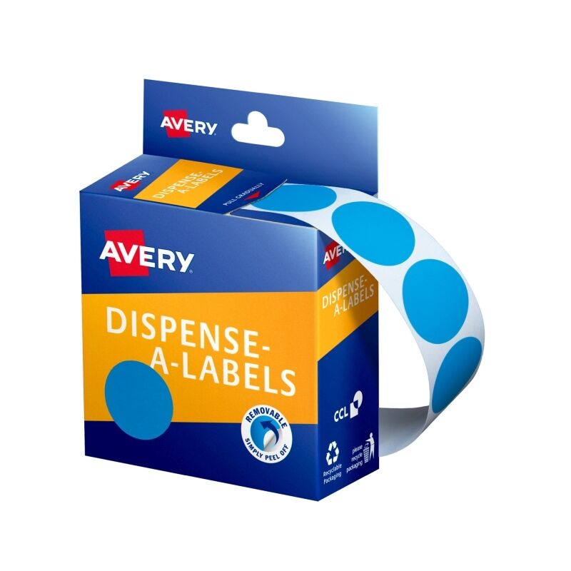 Blue Dot 24mm AV Discs - 500 Count Pack 