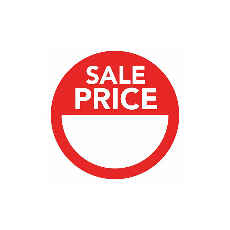 Red 24mm Sale Labels for Dispensers - Box of 300 