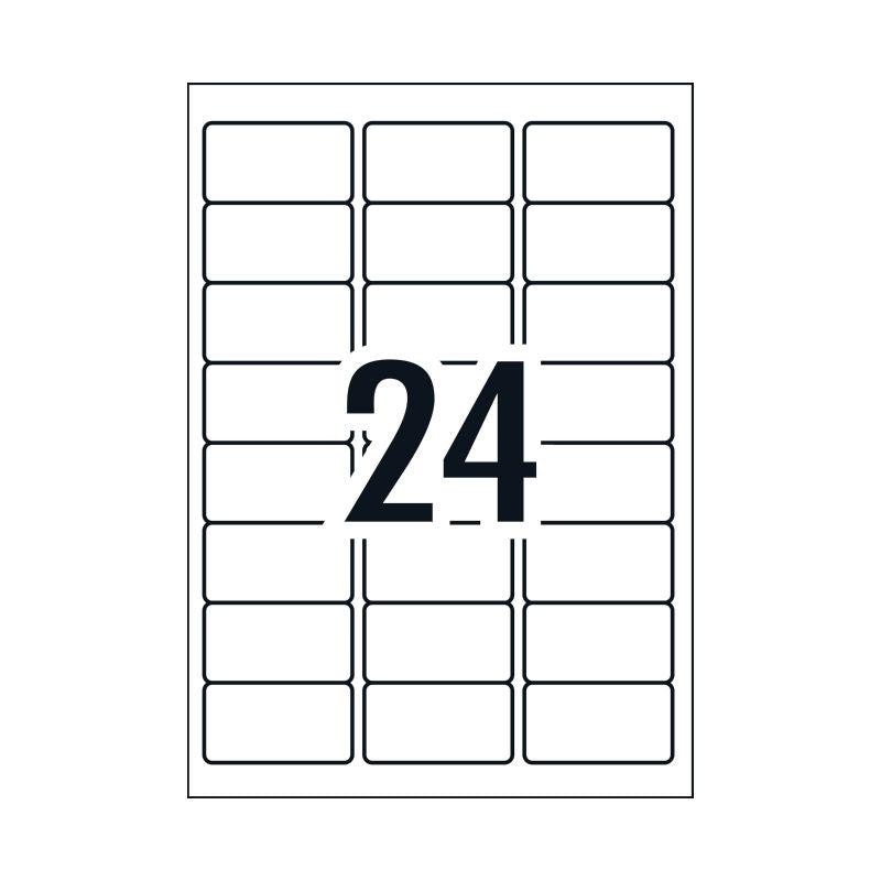 Avery L7159GU Multipurpose Labels 64x33.8mm - 24 Per Sheet Avery