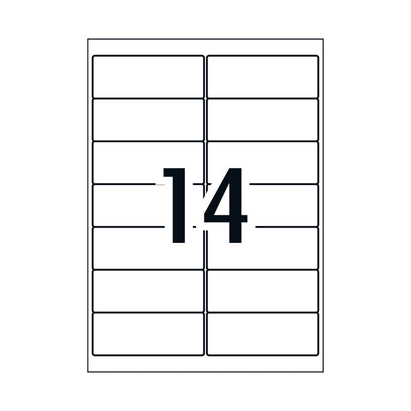 Avery L7163GU General Use Labels 99.1x38.1mm 14 Up Avery