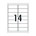 Avery L7163 Quick Peel Laser Address Labels 14-Up Avery