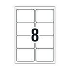 Avery TrueBlock Laser Shipping Labels L7165 - 100 Pack Avery