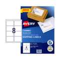Avery TrueBlock Laser Shipping Labels L7165 - 100 Pack Avery
