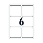 Avery L7166 Opaque Laser Shipping Labels - Bulk 100 Pack Avery