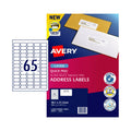 Avery L7651 Quick Peel Laser Address Labels - 25 Sheets Avery