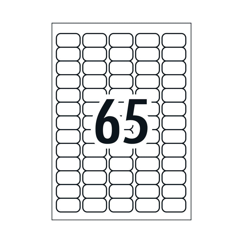 Avery L7651 Quick Peel Laser Address Labels - 25 Sheets Avery