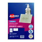 Avery Clear Laser Address Labels L7551 - Durable & Transparent Avery