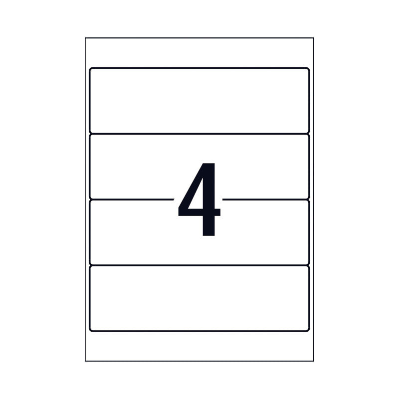 Avery L7171 Large Lever Arch File Labels for Easy Printing Avery