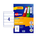 Avery L7171 Large Lever Arch File Labels for Easy Printing Avery