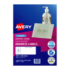 Avery L7563 Clear Laser Address Labels - Durable, Transparent Avery