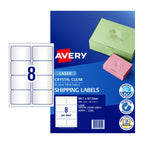 Avery L7565 Clear Laser Shipping Labels - Durable, Waterproof Avery
