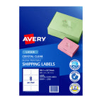 Avery L7565 Clear Laser Shipping Labels - Durable, Waterproof Avery
