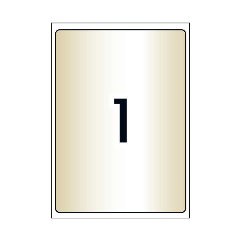 Avery L7567 Clear Shipping Labels | Durable Laser Labels (199.6x289.1mm) Avery