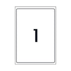 Avery Heavy Duty White A4 Laser Labels L7067 - Outdoor Durable Avery