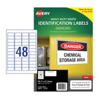 Avery L4778 Heavy Duty White Laser Labels - Ideal for Pallets Avery