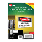 Avery L4778 Heavy Duty White Laser Labels - Ideal for Pallets Avery
